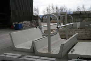 FEED TROUGHS AND BLOCKS